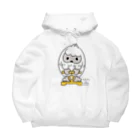 イラスト MONYAAT のはいきんりょくチェック L Big Hoodie