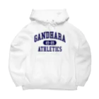 【SEVA】 （雲黒斎 公式ショップ ）のGANDHARA ATHLETICS ビッグシルエットパーカー