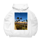 ブルーベリーパンケーキの海と夕焼け in カリフォルニア Big Hoodie