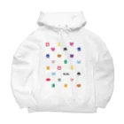 PostPet Official Shopのにじいろあいこんず Big Hoodie