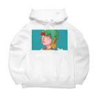 あじさいのオトメゴコロビッグシルエットパーカー Big Hoodie