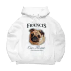 Francis the Pug General StoreのFrancis #1 [Our Home] ビッグシルエットパーカー