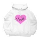 ＰａＮのHeart ECG Big Hoodie