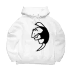 いきものや　のの（別館）ののぼるミナミコアリクイ Big Hoodie