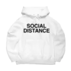 TOKYO LOGOSHOP 東京ロゴショップのSOCIAL DISTANCE-ソーシャルディスタンス- Big Hoodie