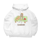 wktkライブ公式グッズショップの-if-めんだこ秋冬モデル Big Hoodie