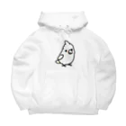 Cody the LovebirdのChubby Bird シロビタイムジオウム Big Hoodie