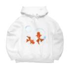 金魚のキンボの金魚2匹 Big Hoodie