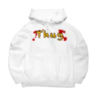 BurankoのBuranko Thug blood Big Hoodie