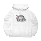 かえるさんメインのショップの十二支うしこさん・子 Big Hoodie