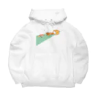 穂の湯のパンの道 Big Hoodie