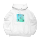 ふてくされうさぎ善のうさぎの善 Big Hoodie