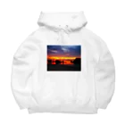 いかくんのsunset Big Hoodie