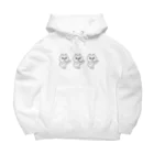 DECORのゆるだるリアクションうさぎ　わかるver. Big Hoodie