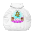 Yuko’ｓ Galleryの【開運祈願】亥年生まれ守護梵字キリーク Big Hoodie