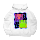 オカユのレトロポップなフロッピーディスク Big Hoodie