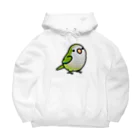 Cody the LovebirdのChubby Bird オキナインコ Big Hoodie