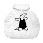 いきものや　のの（別館）の文字無し通さぬ色白ミナミコアリクイ Big Hoodie