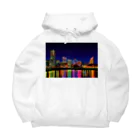 GALLERY misutawoの横浜 みなとみらいの夜景 Big Hoodie