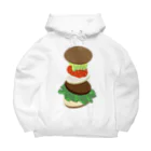 AWESOME HAMBURGERのアボカドバーガー Big Hoodie