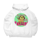 マシュマロマンSHOPのお散歩犬 Big Hoodie