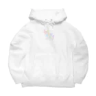 heart shopのハート　この世界に愛を Big Hoodie