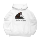 psprout design labのふきげんタビー Big Hoodie