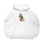 aiart aimiのブルーベリーデニッシュとレッサーパンダ Big Hoodie