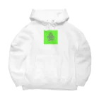 umbrella shopの土偶 グリーン Big Hoodie