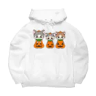 ねことおひるねのはろうぃん Big Hoodie