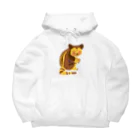 ちゃこぺん（SUZURI店）のセスジキノボリカンガルー Big Hoodie