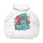 みゃい🧸🐾のはさみくみゃ３ Big Hoodie