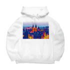 GALLERY misutawoのチェコ プラハの朝 Big Hoodie