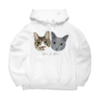 みきぞーん｜保護猫 ミッキー画伯と肉球とおともだちのguri & ari Big Hoodie