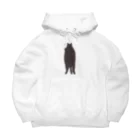 ロジローのChubby　cat (ぽっちゃり ) Big Hoodie