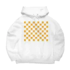 にちよう堂のわんわん市松 Big Hoodie