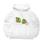 mamochanmanのKiwi frat(緑文字あり) Big Hoodie