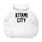 JIMOTOE Wear Local Japanの北見市 KITAMI CITY ビッグシルエットパーカー