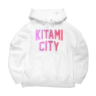 JIMOTOE Wear Local Japanの北見市 KITAMI CITY ビッグシルエットパーカー