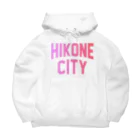 JIMOTOE Wear Local Japanの彦根市 HIKONE CITY ビッグシルエットパーカー