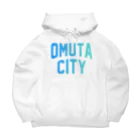 JIMOTOE Wear Local Japanの大牟田市 OMUTA CITY ビッグシルエットパーカー