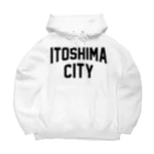 JIMOTO Wear Local Japanの糸島市 ITOSHIMA CITY ビッグシルエットパーカー