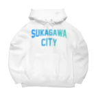 JIMOTOE Wear Local Japanの須賀川市 SUKAGAWA CITY Big Hoodie