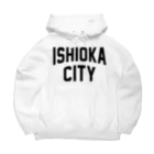 JIMOTOE Wear Local Japanの石岡市 ISHIOKA CITY ビッグシルエットパーカー