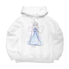 きっずしょっぷのドレスを着た天使 Big Hoodie