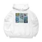 insparation｡   --- ｲﾝｽﾋﾟﾚｰｼｮﾝ｡のmemory｡ｾﾝﾁﾒﾝﾀﾙ･ﾌﾞﾙｰ Big Hoodie