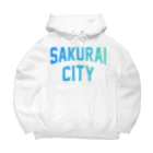 JIMOTOE Wear Local Japanの桜井市 SAKURAI CITY ビッグシルエットパーカー