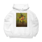 アーキ＆アートの『花瓶の中のミモザ』 Big Hoodie