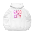 JIMOTOE Wear Local Japanの佐渡市 SADO CITY ビッグシルエットパーカー