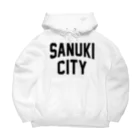 JIMOTOE Wear Local Japanのさぬき市 SANUKI CITY ビッグシルエットパーカー